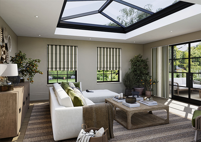 The British Stripe Co. George, Chilterns No.1 - Twist&Fit Roman Blind - Image 7